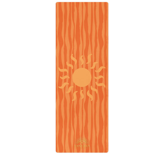 GOLDEN SAFFRON ASCENT Yoga Mat + Sling