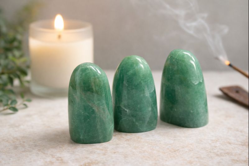 Green Aventurine Free Shape Specimen — 0.4 lb Natural Crystal