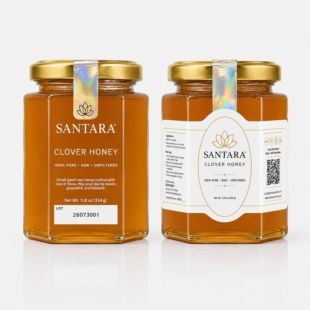 Raw Clover Honey — SANTARA National Seasonal Drop