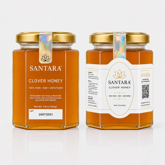 Raw Clover Honey — SANTARA Seasonal Edition