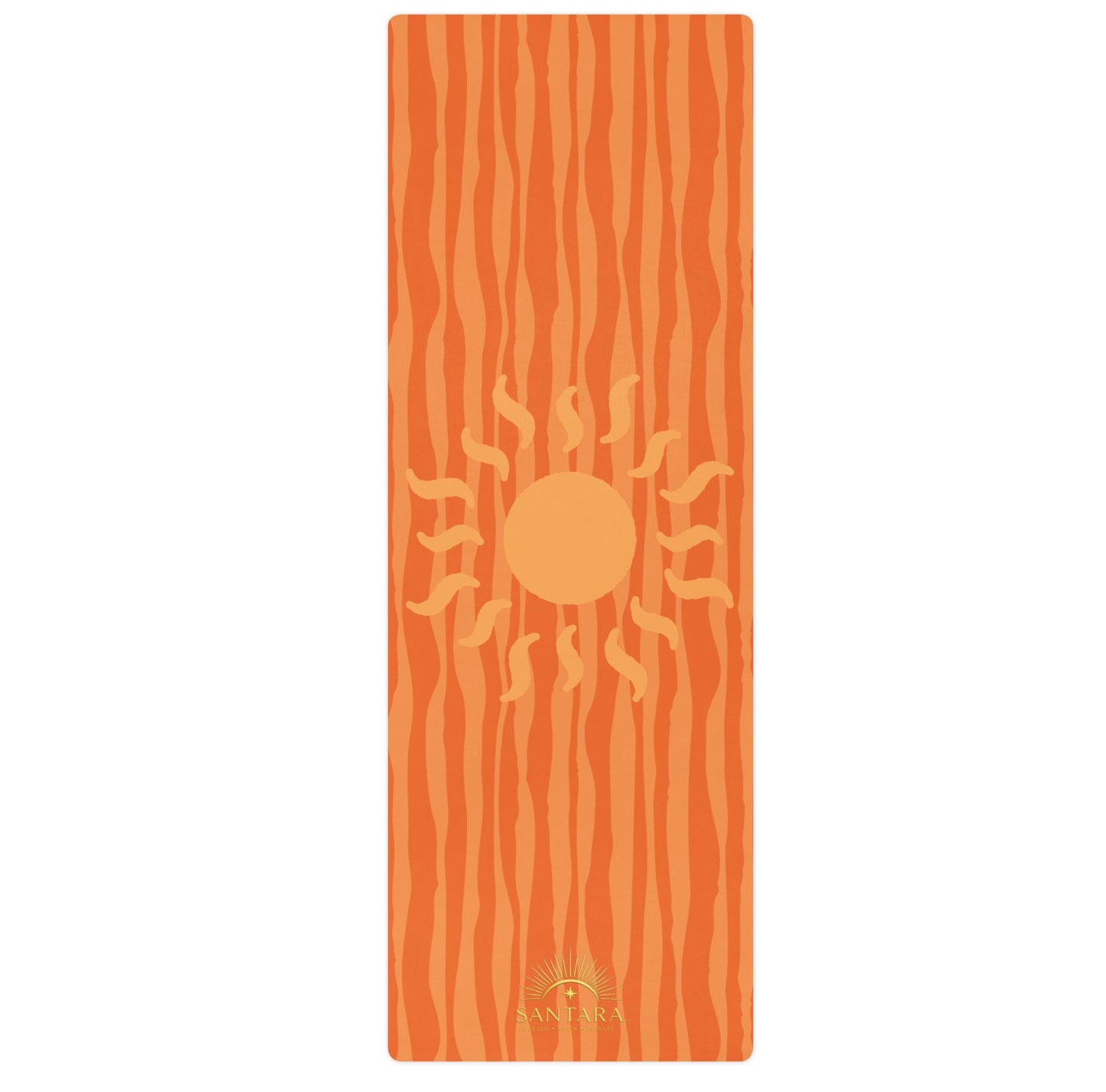 GOLDEN SAFFRON ASCENT Yoga Mat + Sling