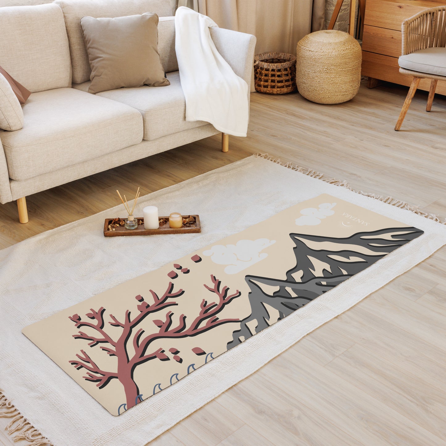 VIEW OF MOUNTAINS | Horizon Series Yoga Mat + Sling