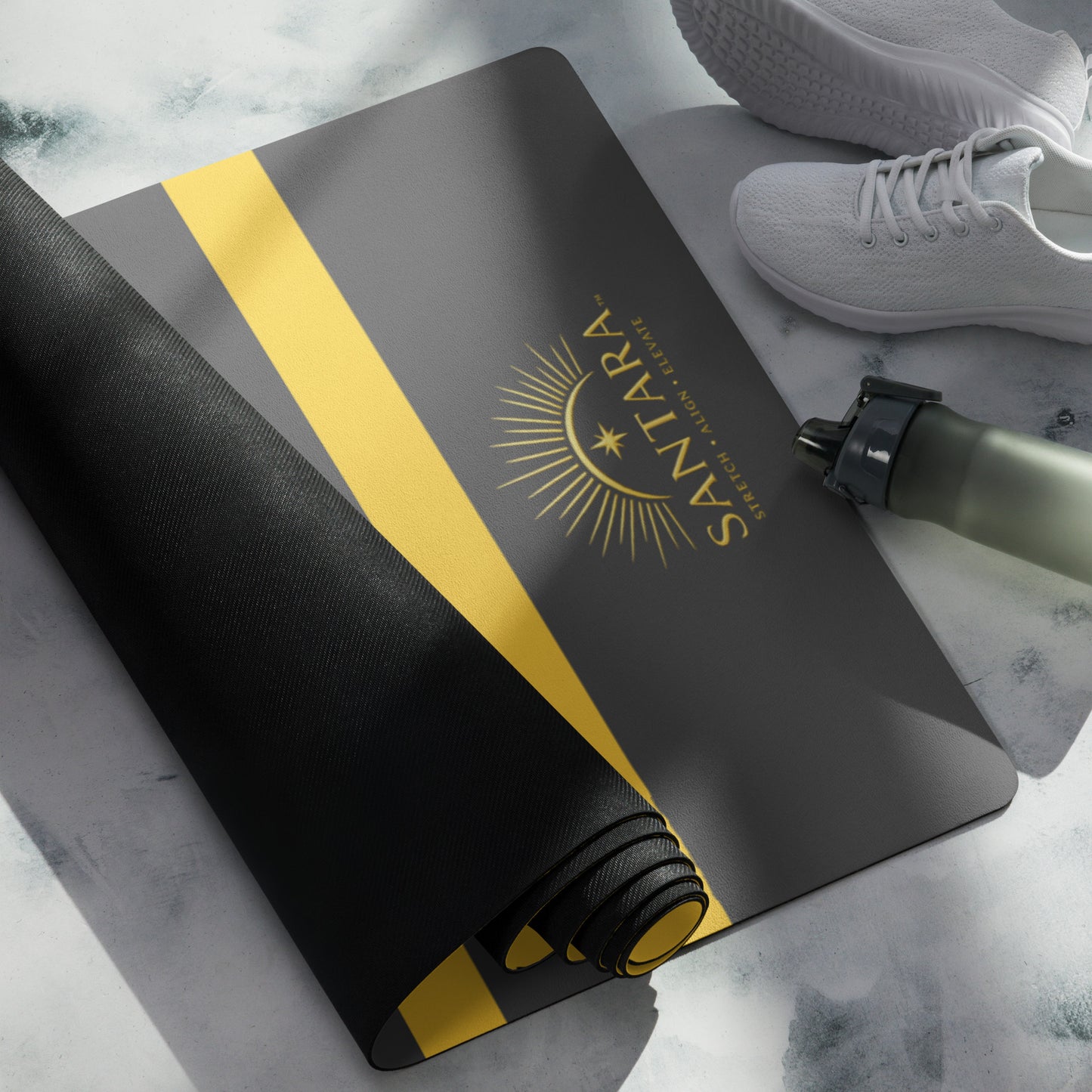 GOLDEN HIVE Yoga mat + Sling