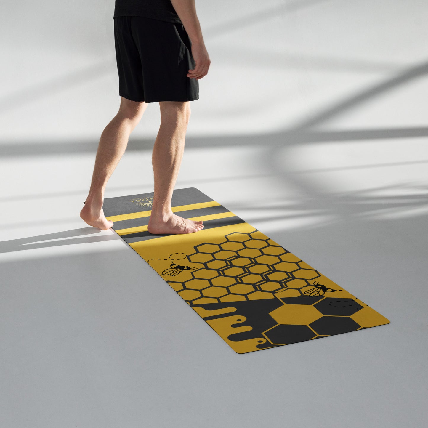 GOLDEN HIVE Yoga mat + Sling