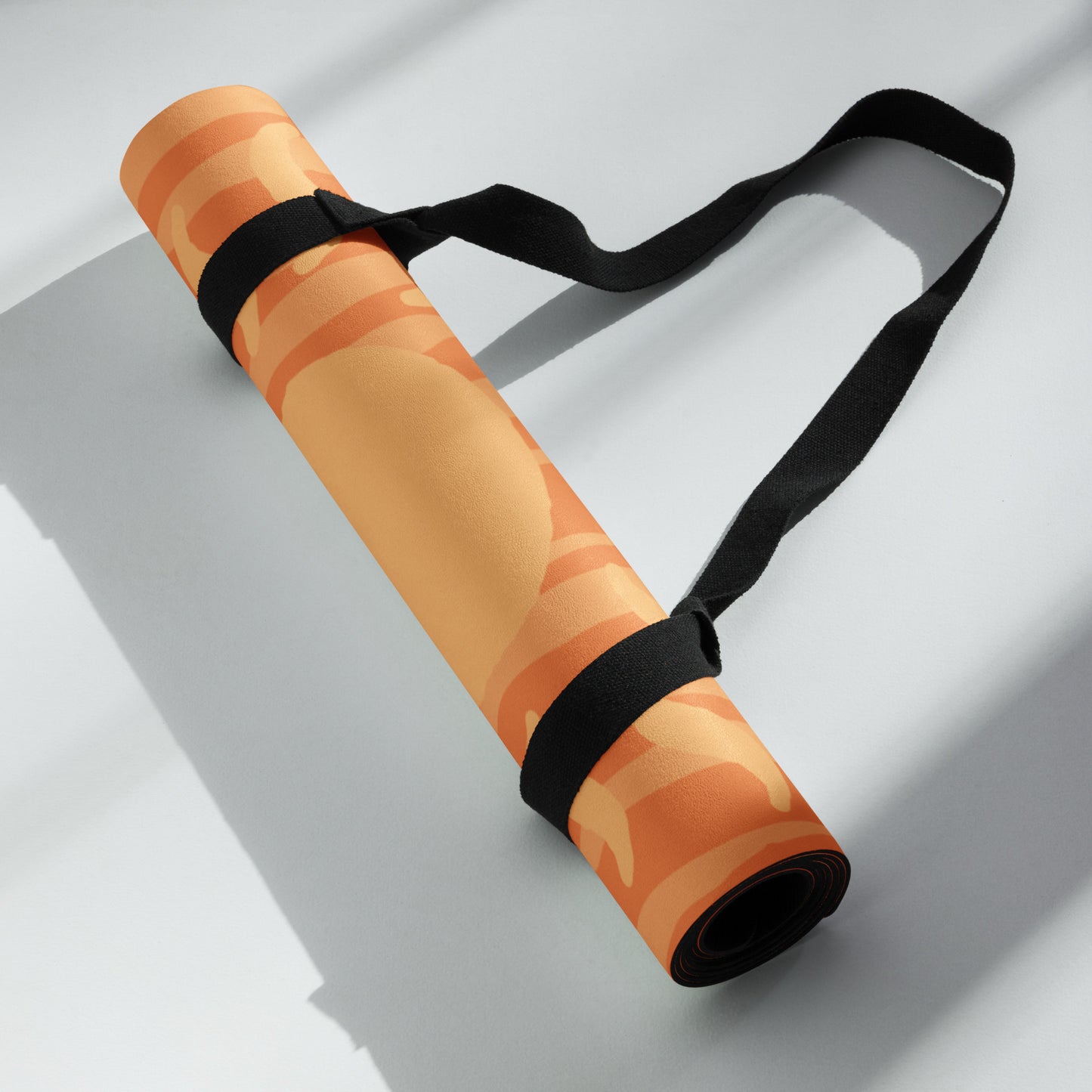 GOLDEN SAFFRON ASCENT Yoga Mat + Sling