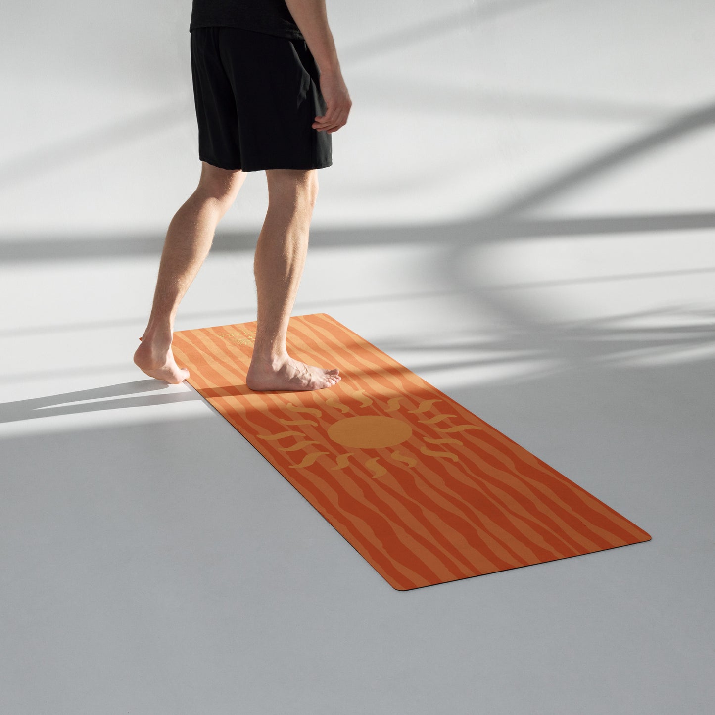 GOLDEN SAFFRON ASCENT Yoga Mat + Sling